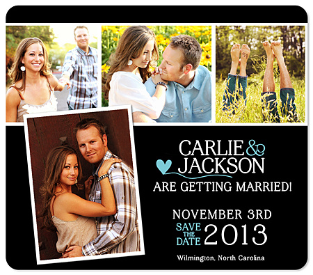 "Love in the Round!" Save the Date Magnet